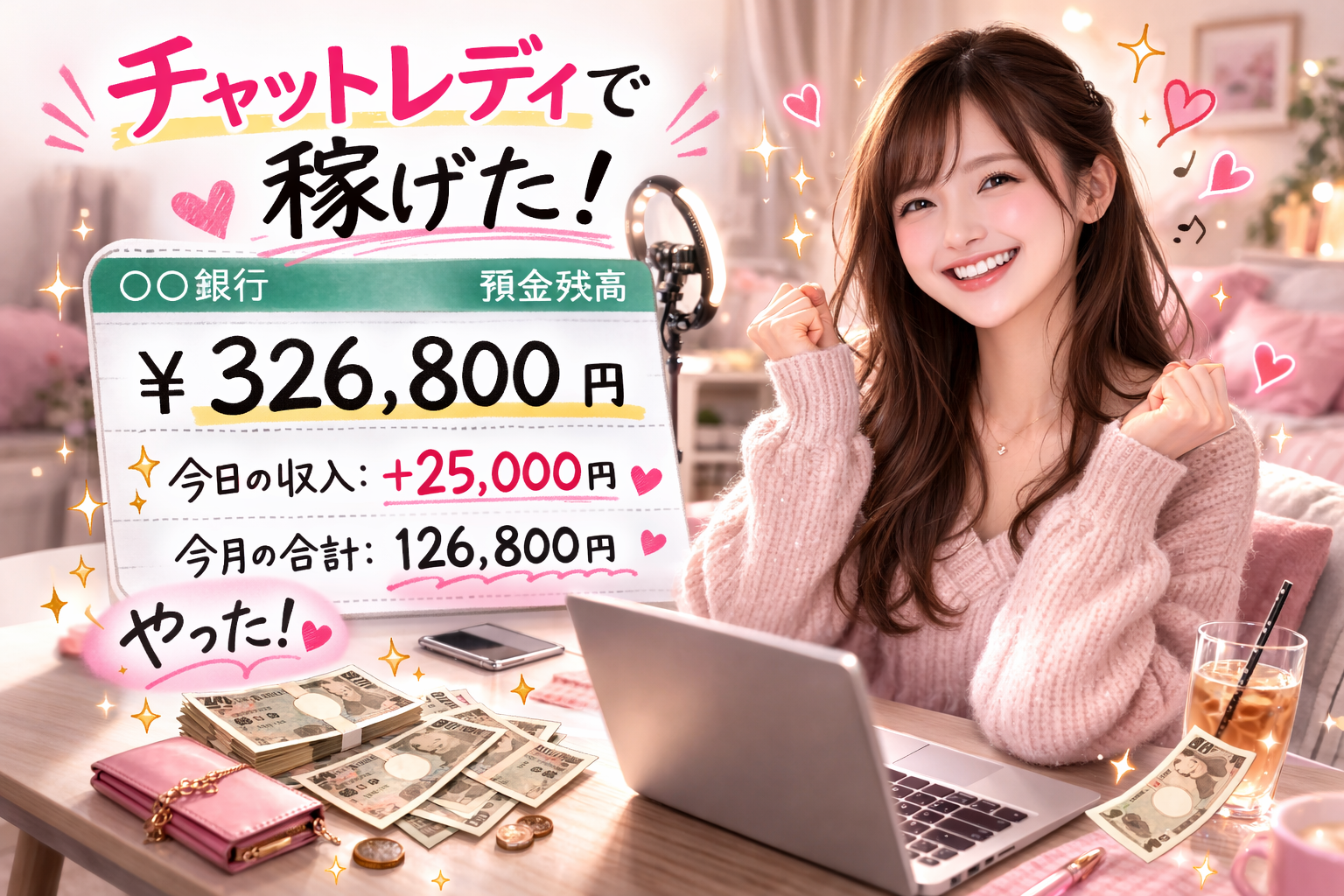 無口でもチャットレディをするだけで月5万円稼げるのにやらないの？